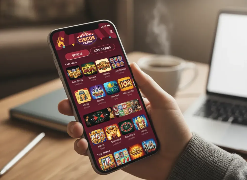 Circus Casino  - Bonus, Slots en Live Casino